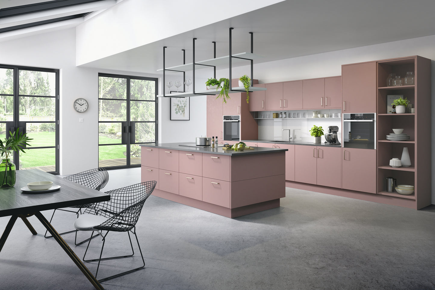 Cutler Matte Slab Style Kitchen