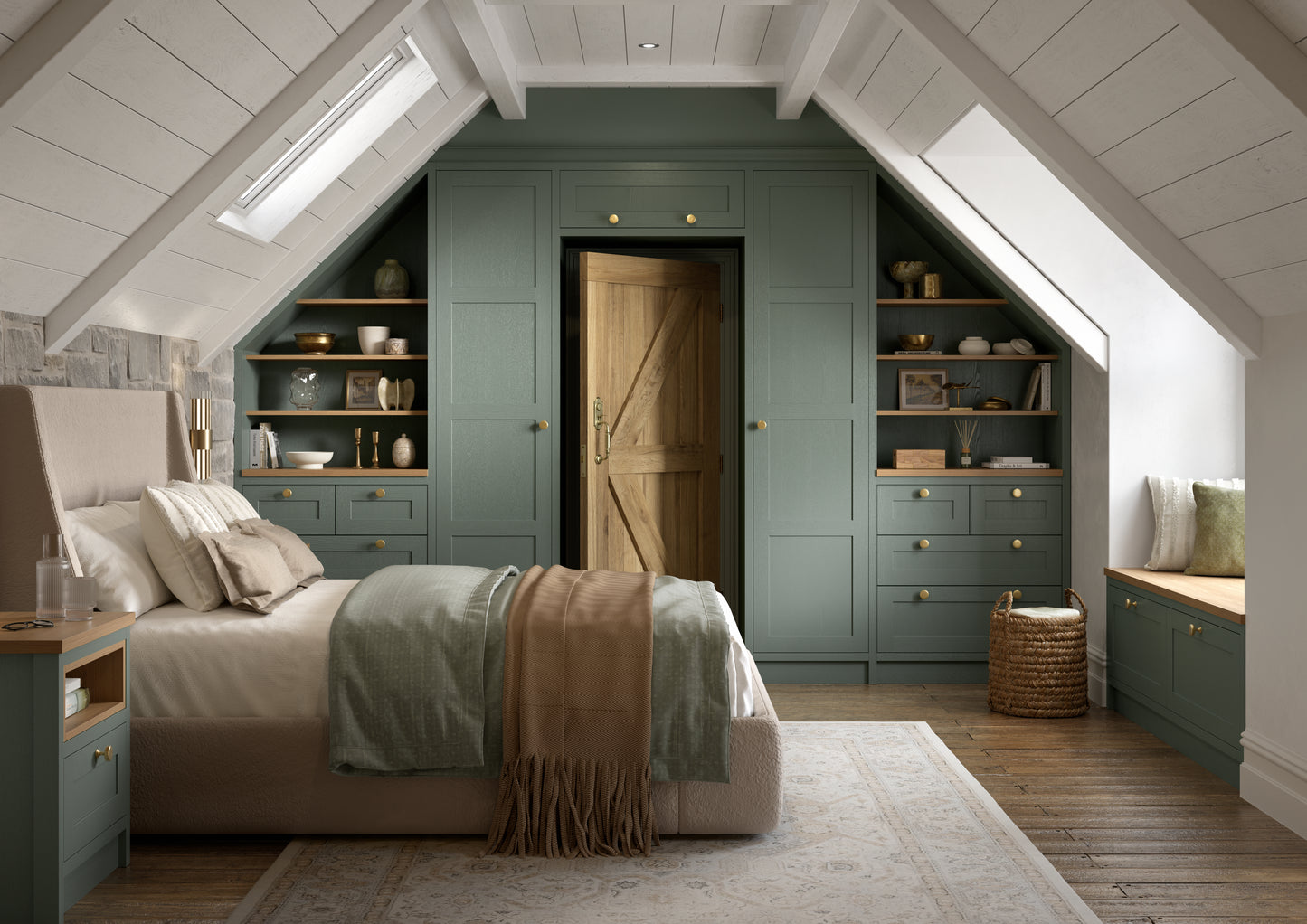 Aldana Slim Frame Shaker Bedroom