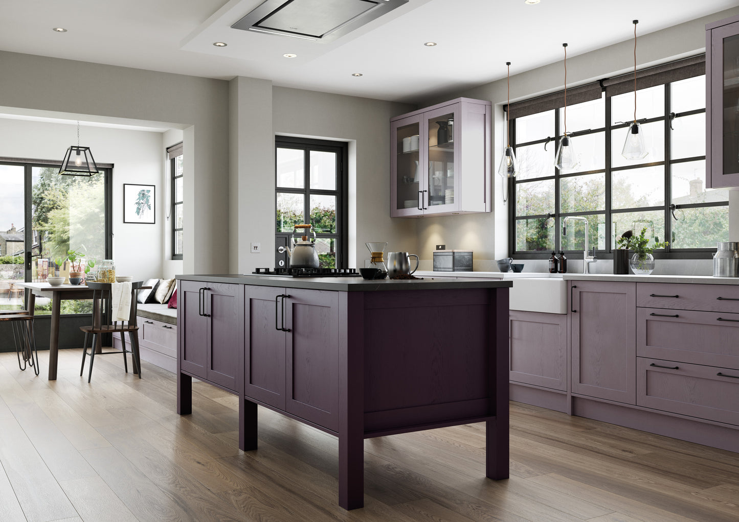 Aldana Slim Frame Shaker Kitchen