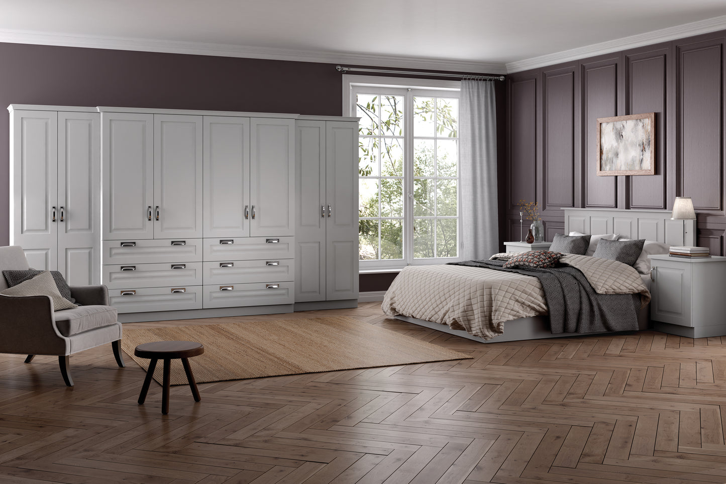Chatham Raised Panel Shaker Bedroom
