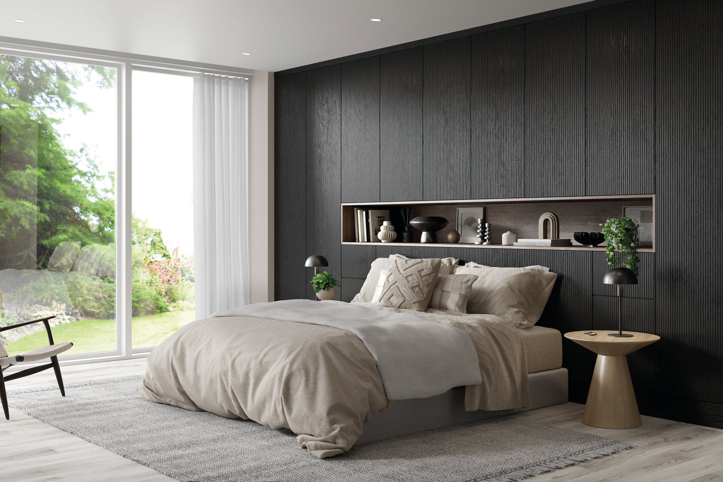Ella Lined Slab Style Bedroom