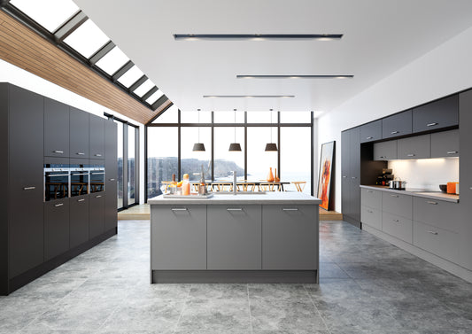 Cutler Matte Slab Style Kitchen
