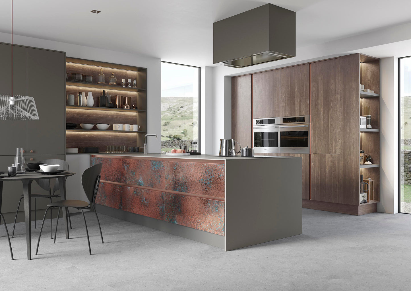Ferro Slab Style Kitchen