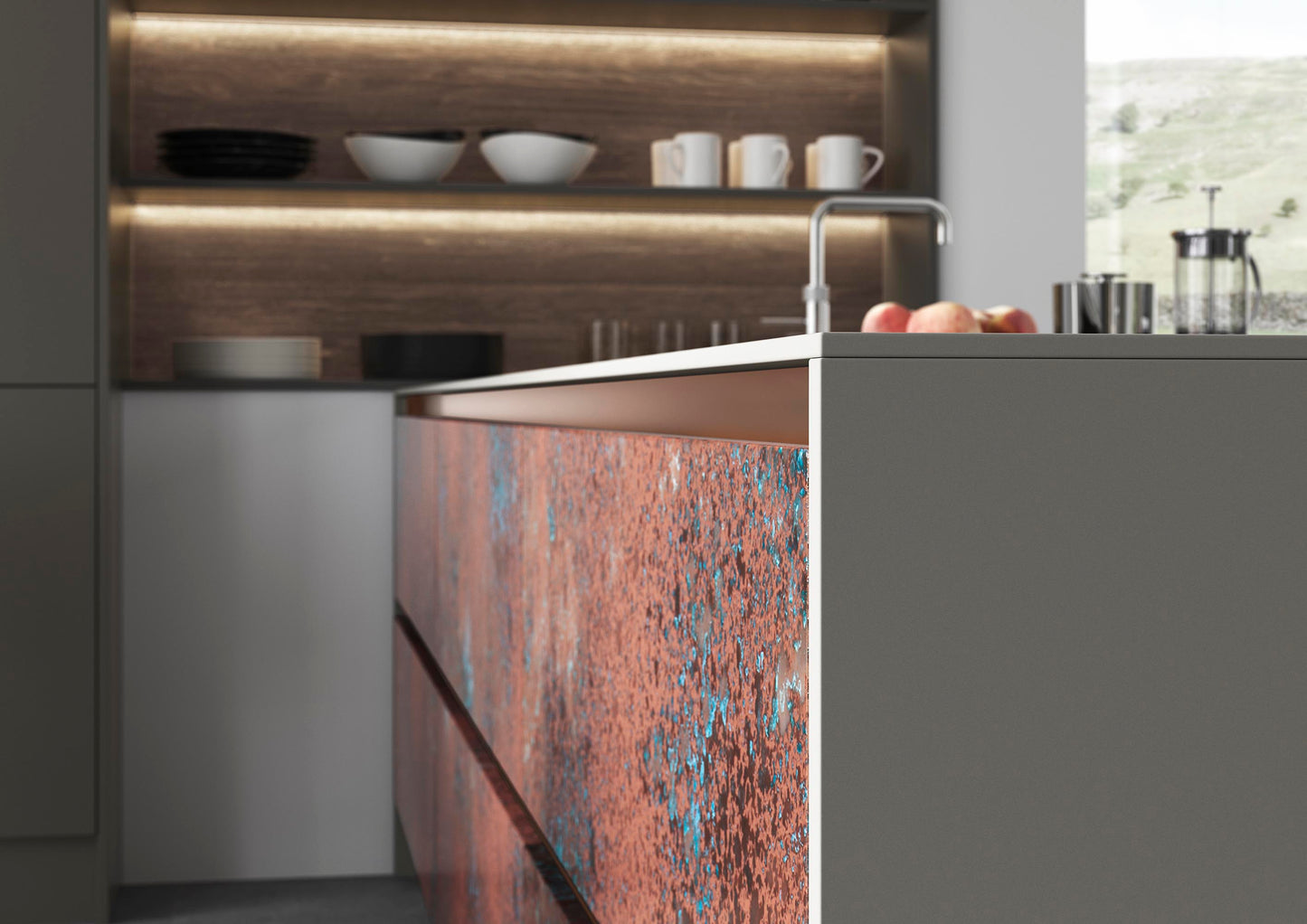 Ferro Slab Style Kitchen