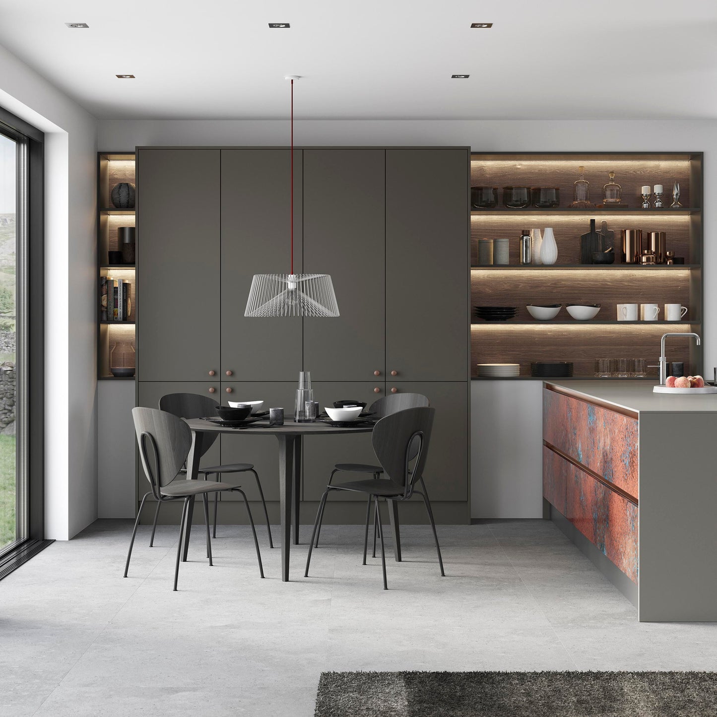 Ferro Slab Style Kitchen
