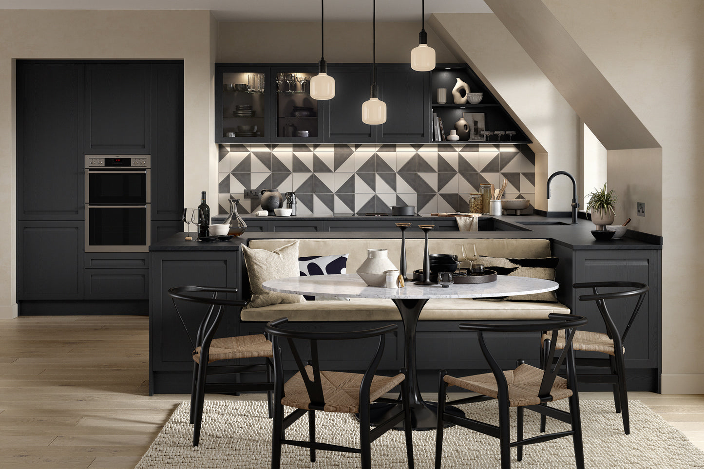 Harborne Shaker Handless Kitchen