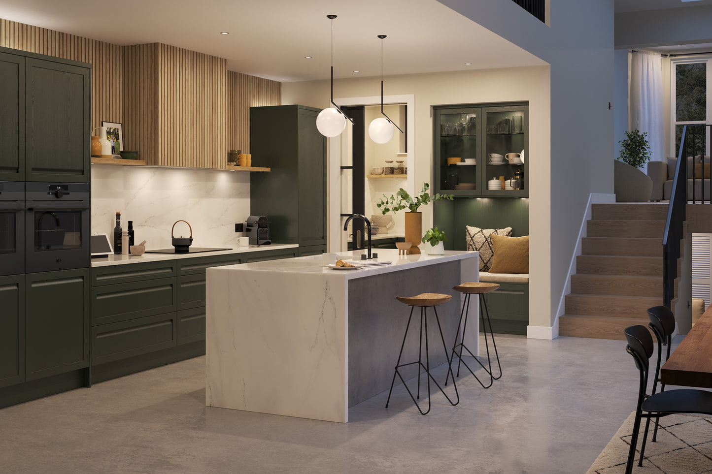 Harborne Shaker Handless Kitchen