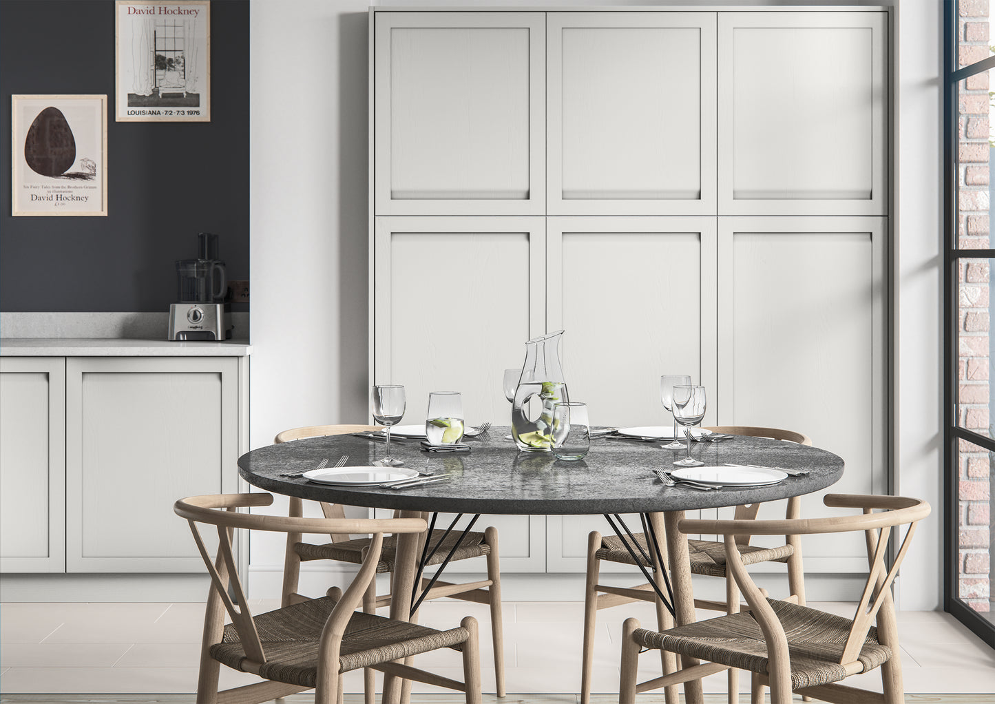 Harborne Shaker Handless Kitchen