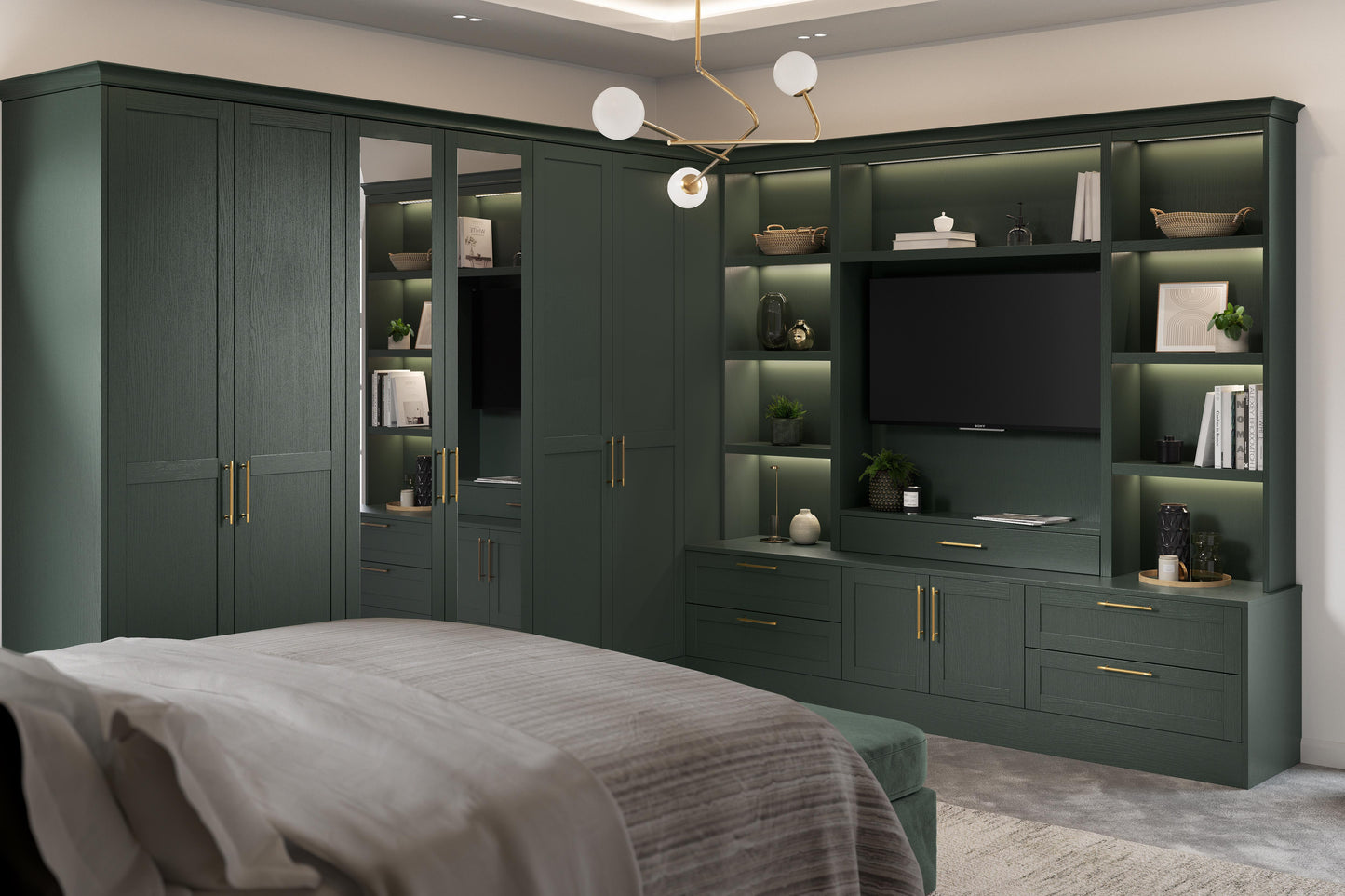 Harlem Thin Frame Shaker Style Bedroom