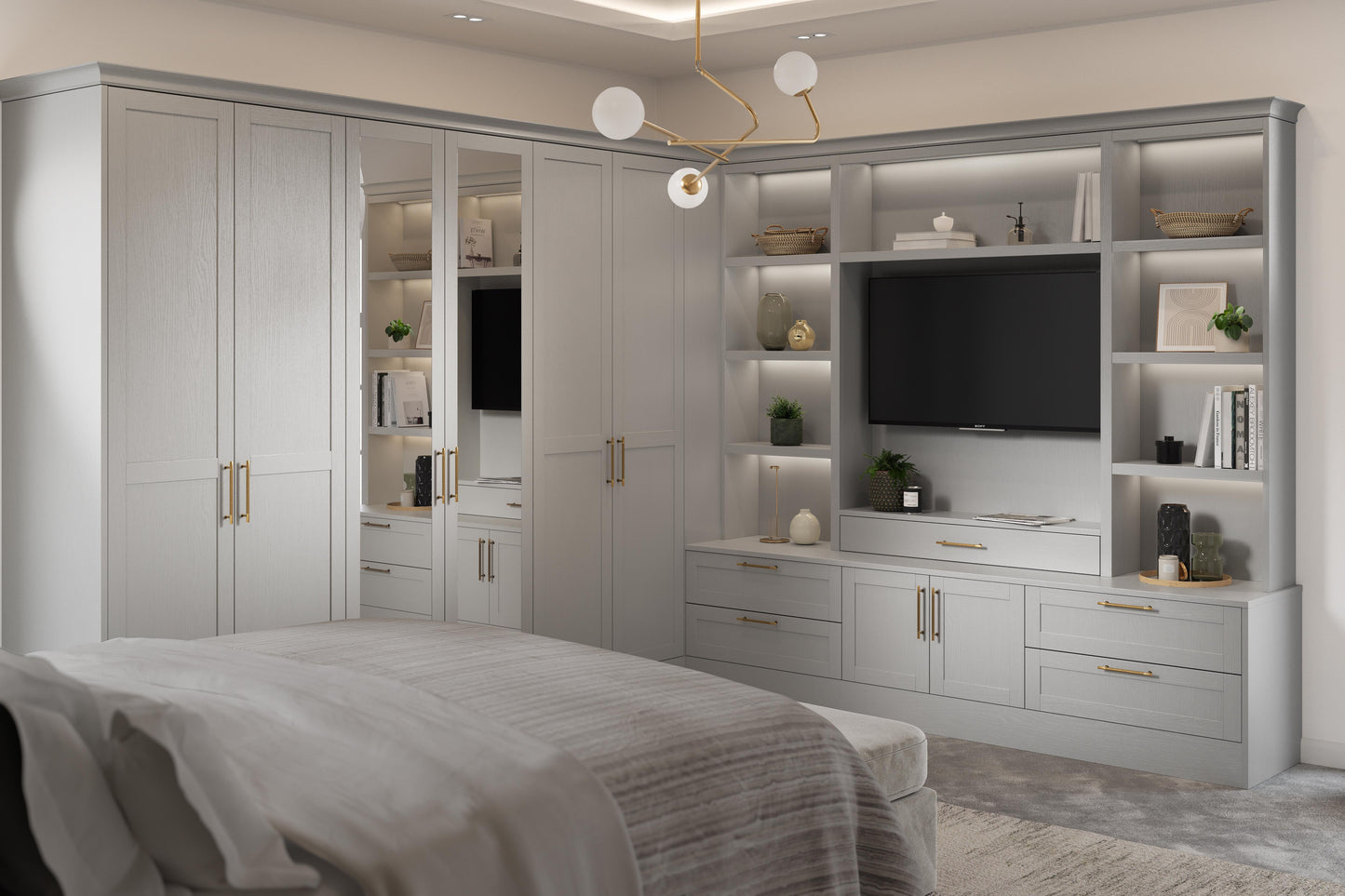 Harlem Thin Frame Shaker Style Bedroom