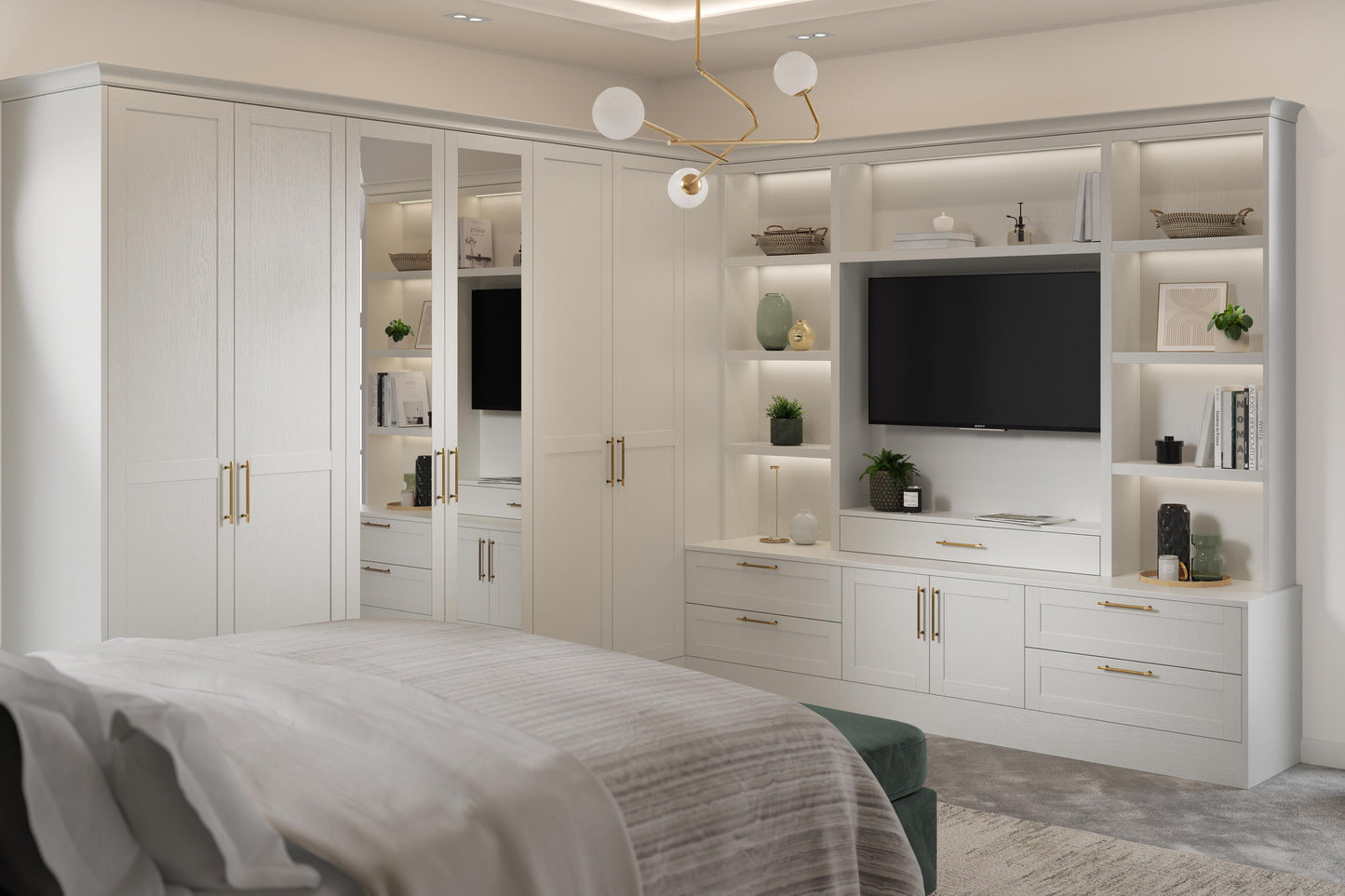 Harlem Thin Frame Shaker Style Bedroom