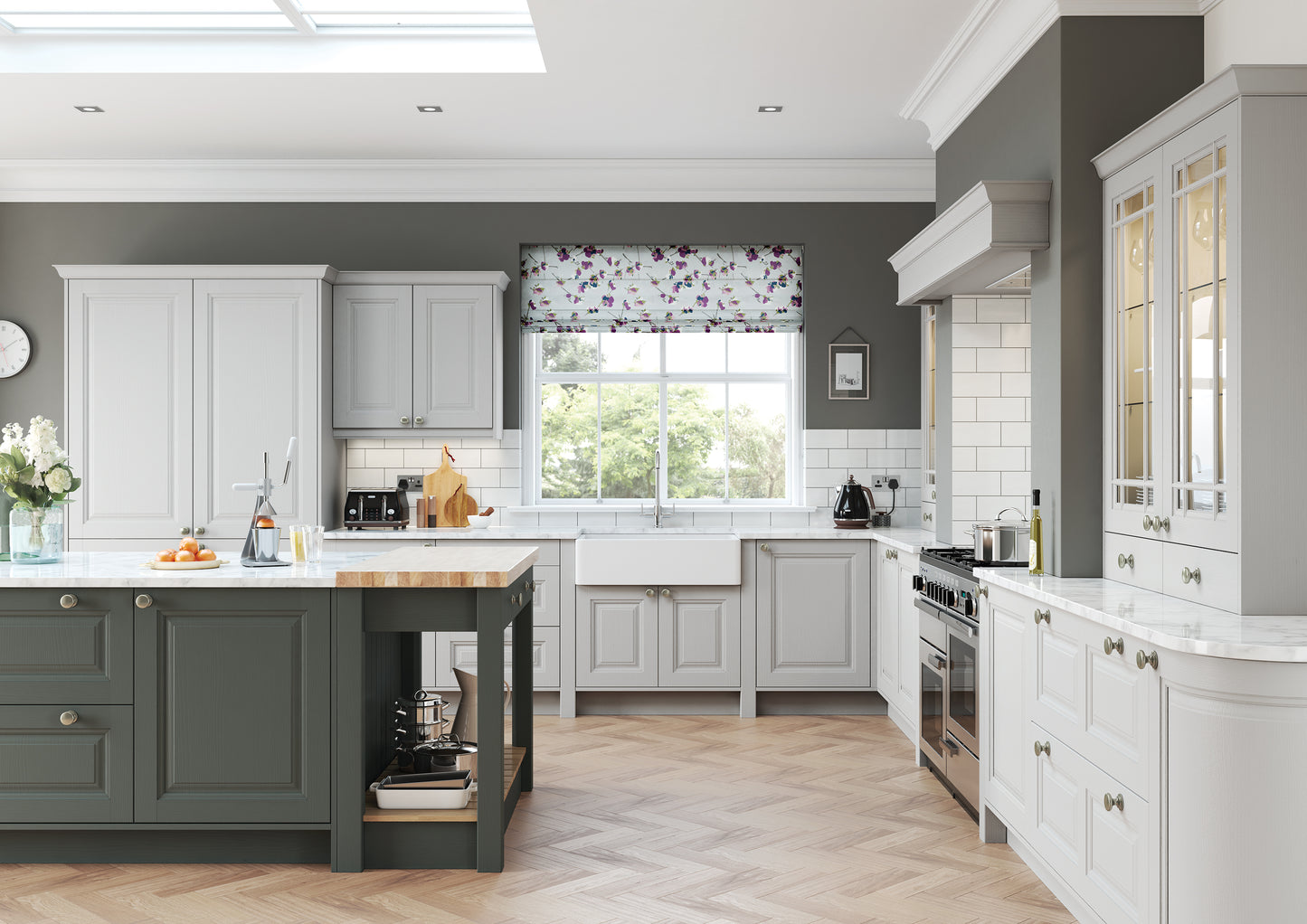 Jefferson Raised Panel Shaker Kitchen