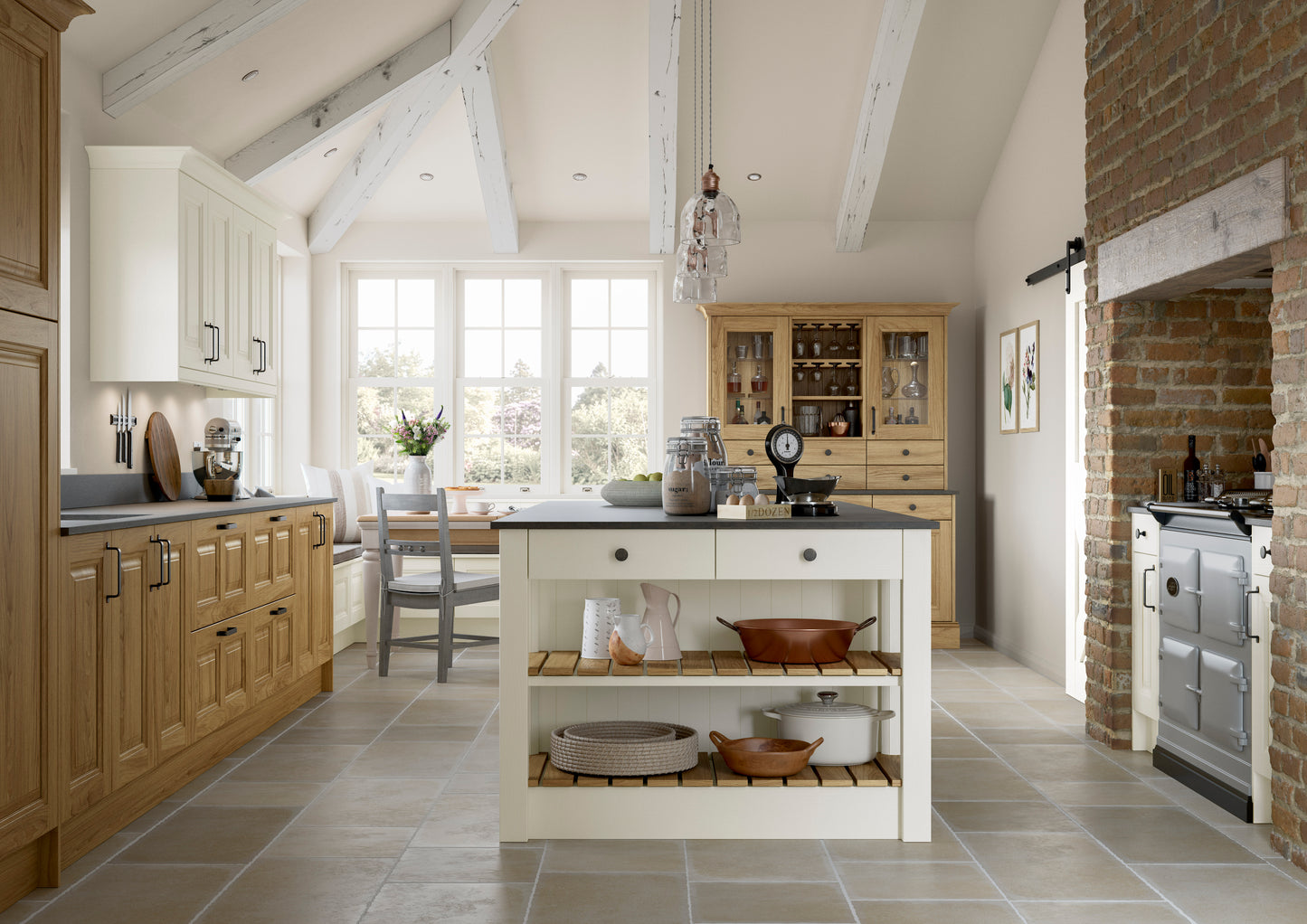 Jefferson Raised Panel Shaker Kitchen