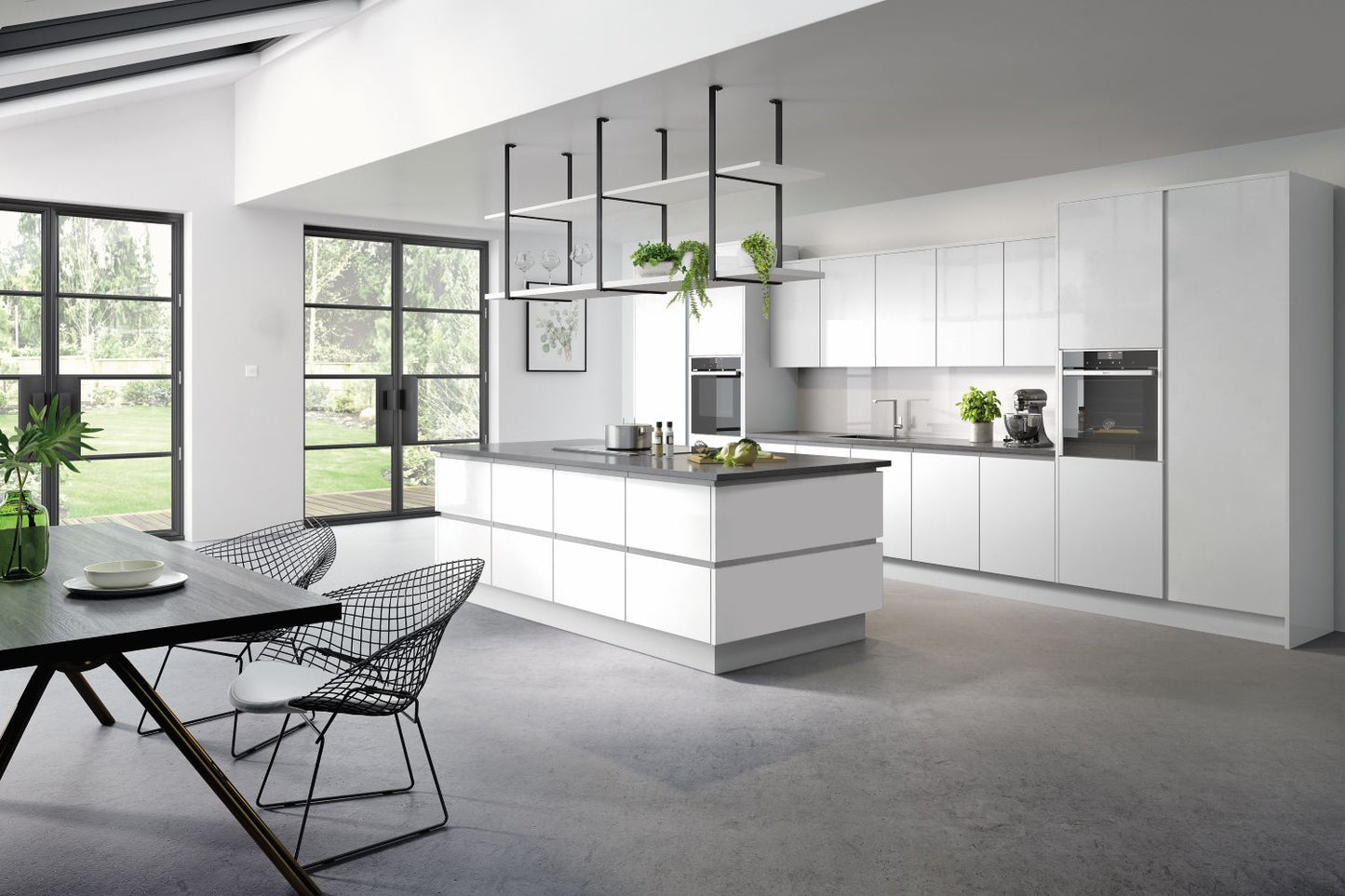 Phoenix Gloss Slab Style Kitchen