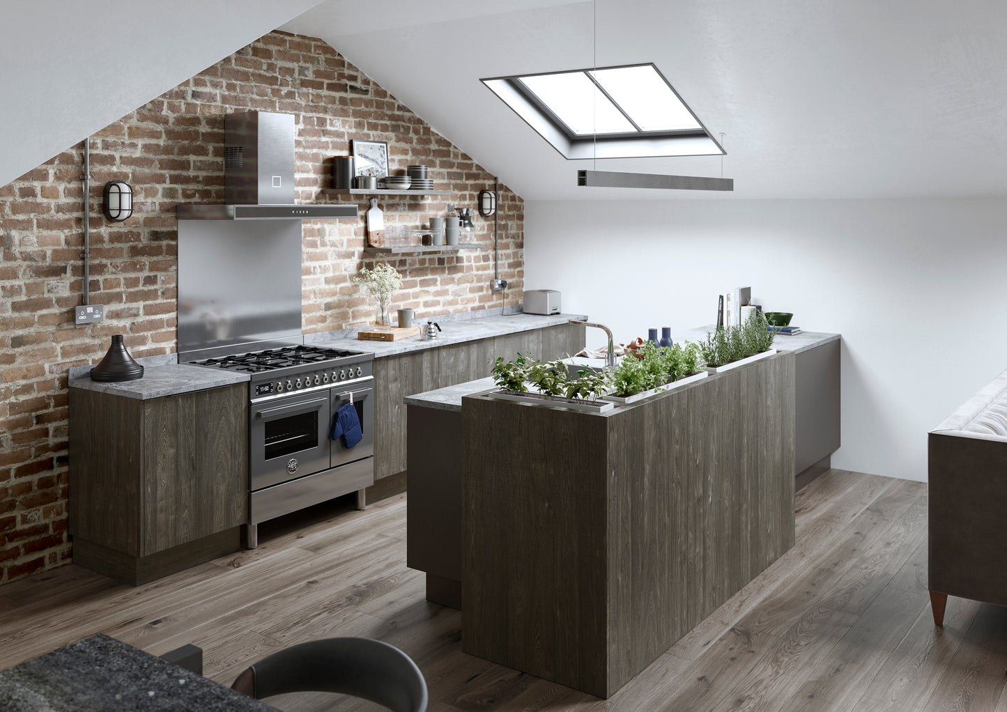 Rezana Slab Style Kitchen