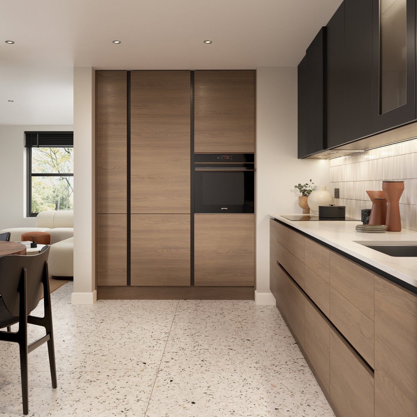 Tavola Horizontal Grain Kitchen