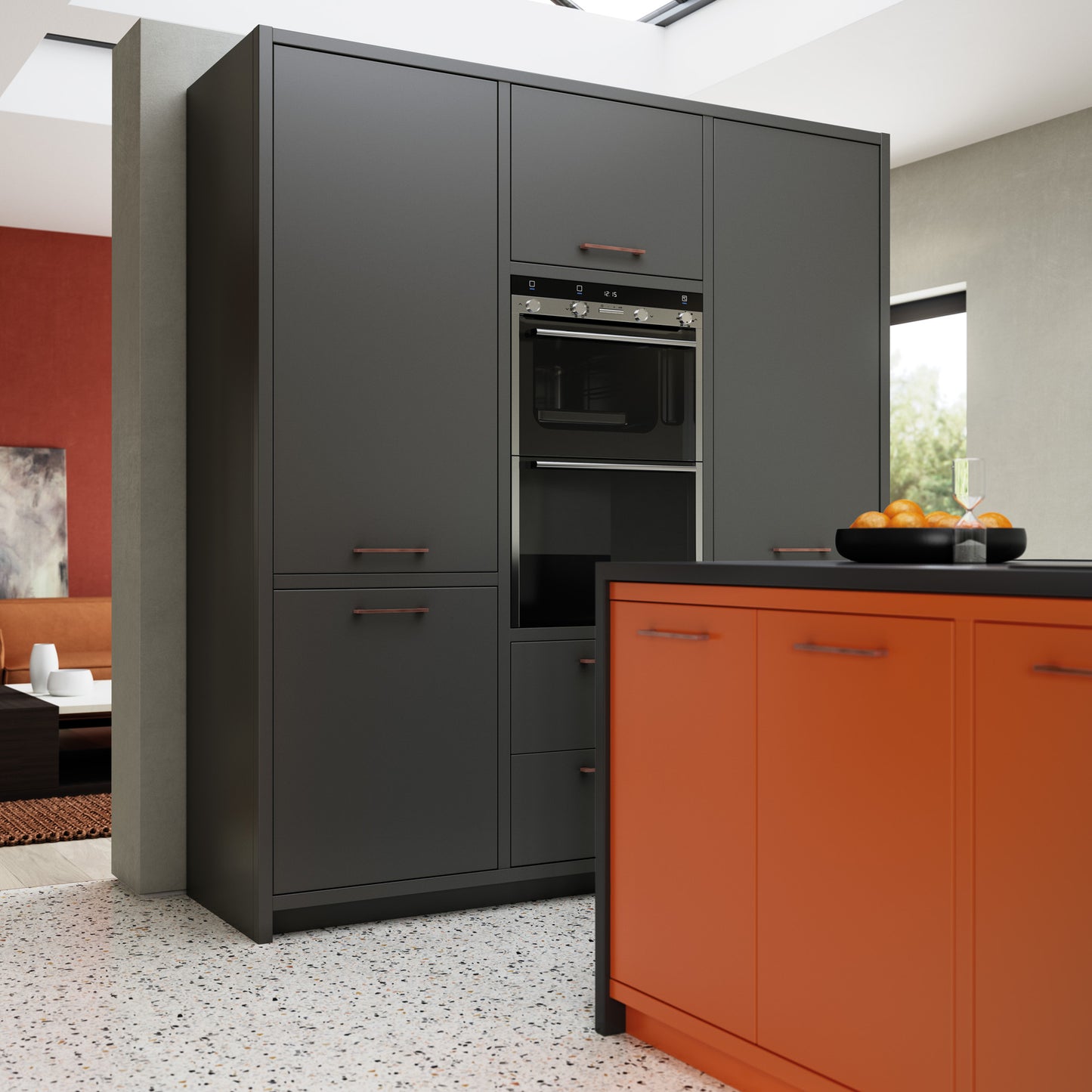 Zola Matte Slab Style Kitchen