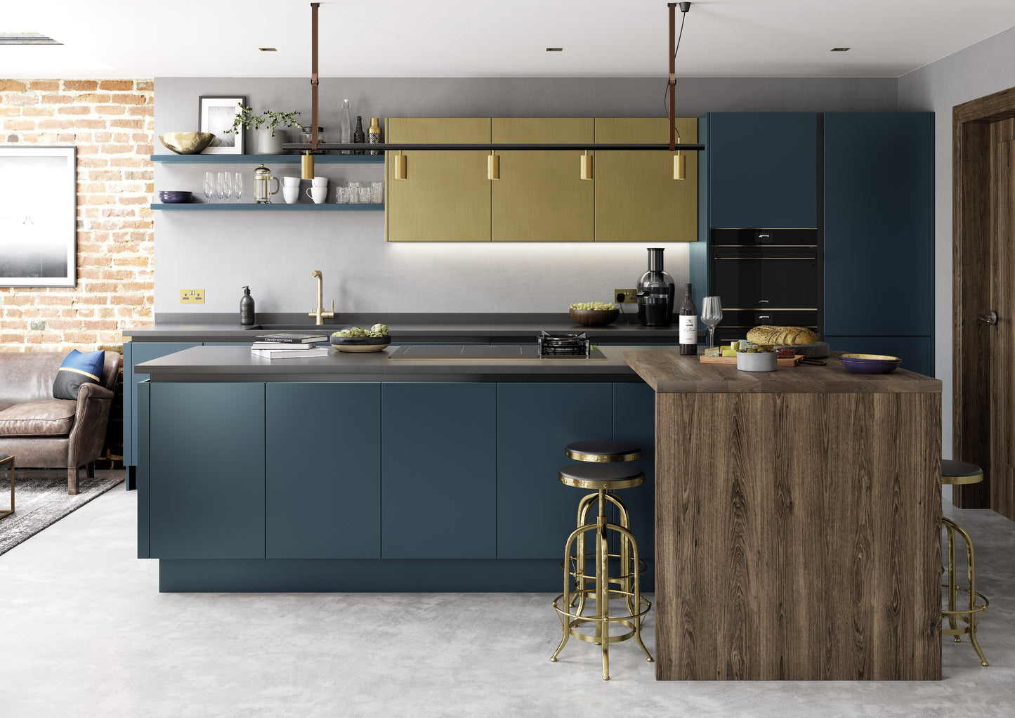 Zola Matte Slab Style Kitchen