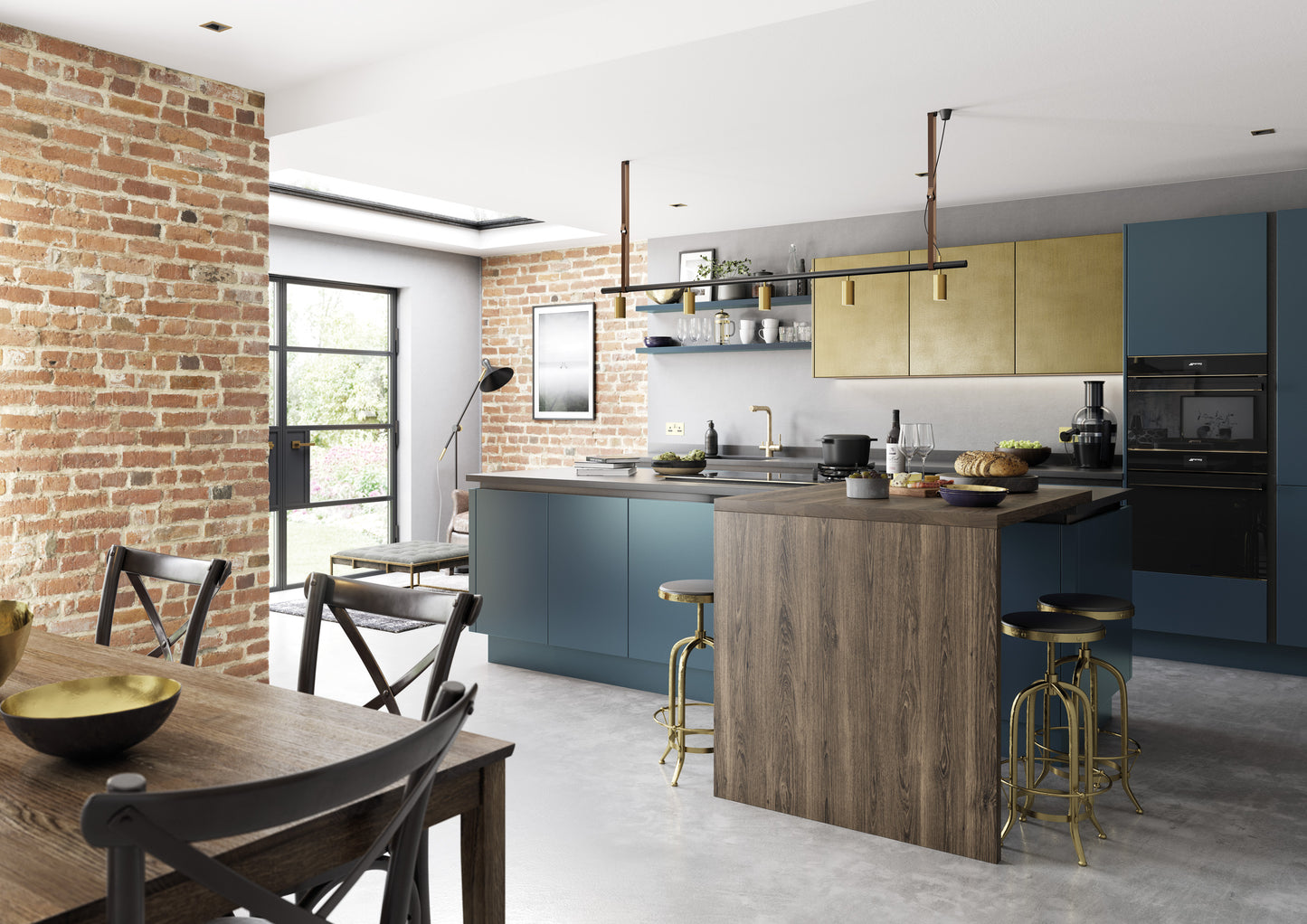 Zola Matte Slab Style Kitchen