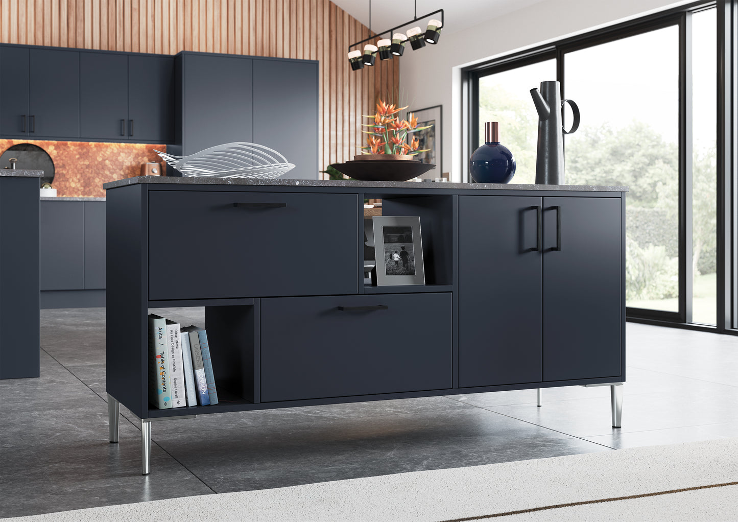 Zola Matte Slab Style Kitchen