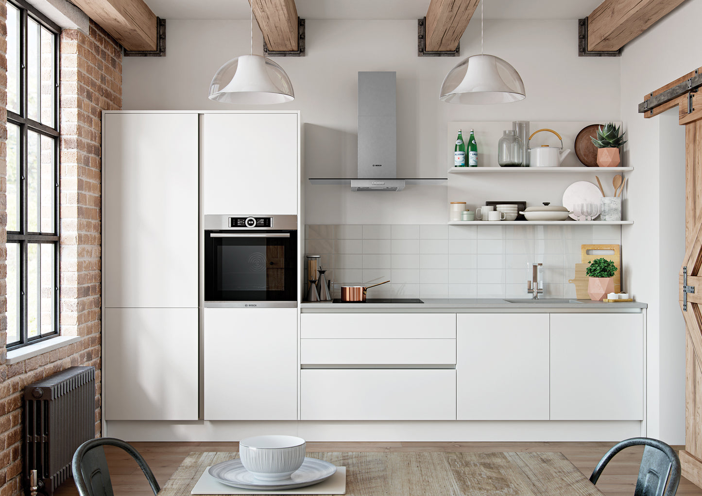 Zola Soft Matte Slab Style Kitchen