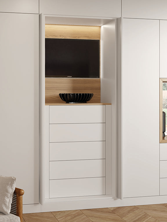 Zola Soft Matte Slab Style Bedroom
