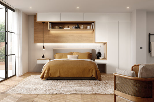 Zola Soft Matte Slab Style Bedroom